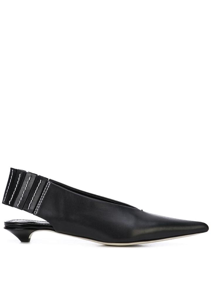 Proenza Schouler Pointed Toe Slingbacks - Black