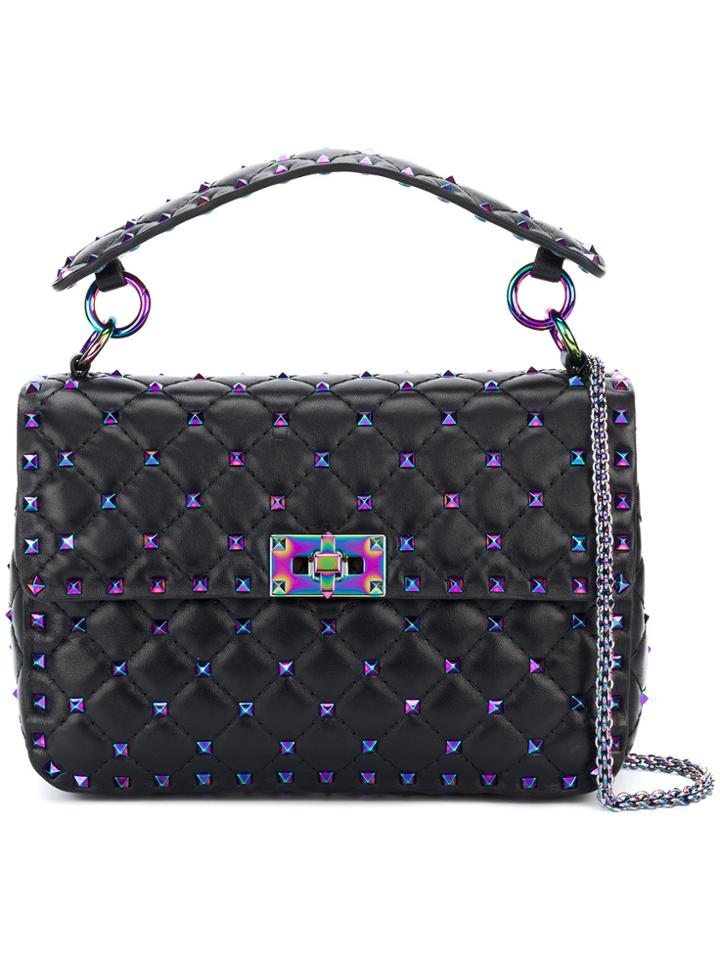 Valentino Valentino Garavani Rockstud Spike Medium Chain Bag - Black