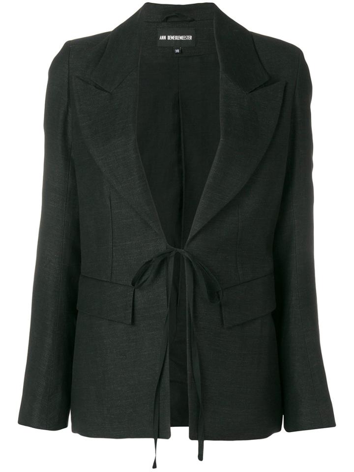 Ann Demeulemeester Single-breasted Blazer - Black