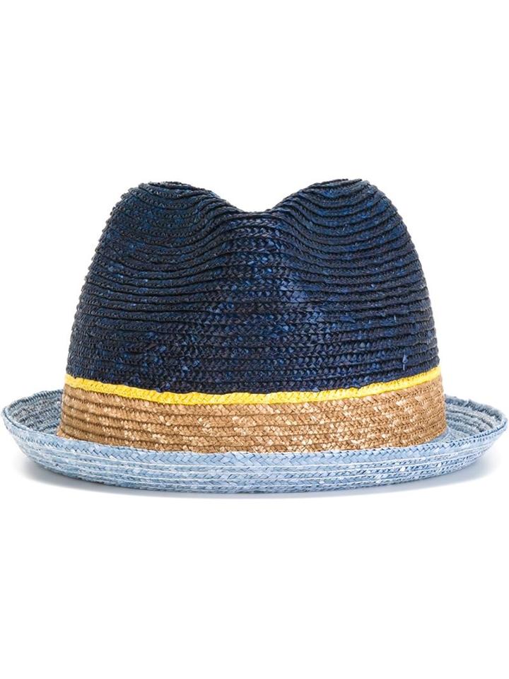 Paul Smith Short Brim Straw Hat