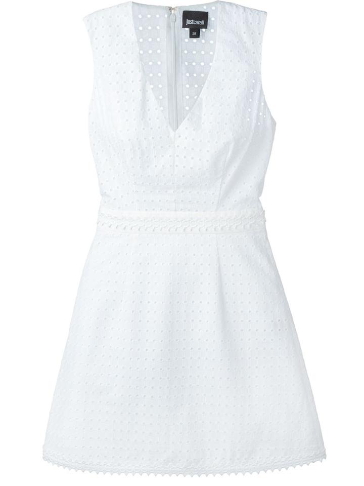 Just Cavalli Broderie Anglaise Mini Dress