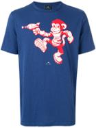 Ps By Paul Smith Monkey Print T-shirt - Blue