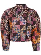 Isabel Marant Patchwork Quilted Jacket - Purple