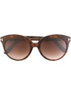 Tom Ford Eyewear 'monica' Sunglasses - Brown