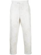Matthew Miller - Cropped Trousers - Men - Linen/flax/cotton - L, Nude/neutrals, Linen/flax/cotton