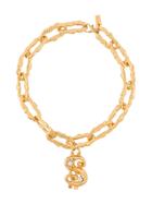 Moschino Dollar Motif Chain Necklace - Gold