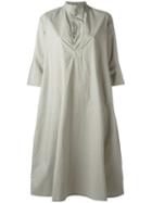 Labo Art Shirt Dress, Women's, Size: 1, Grey, Cotton
