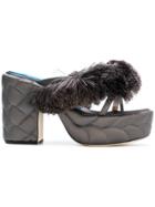Marco De Vincenzo Textured Sandals - Grey