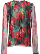 Jason Wu Floral Print Blouse, Women's, Size: 8, Silk
