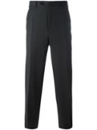 Canali Regular Trousers, Men's, Size: 58, Grey, Wool