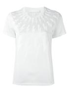Neil Barrett Lightning Bolt T-shirt, Women's, Size: Large, White, Cotton