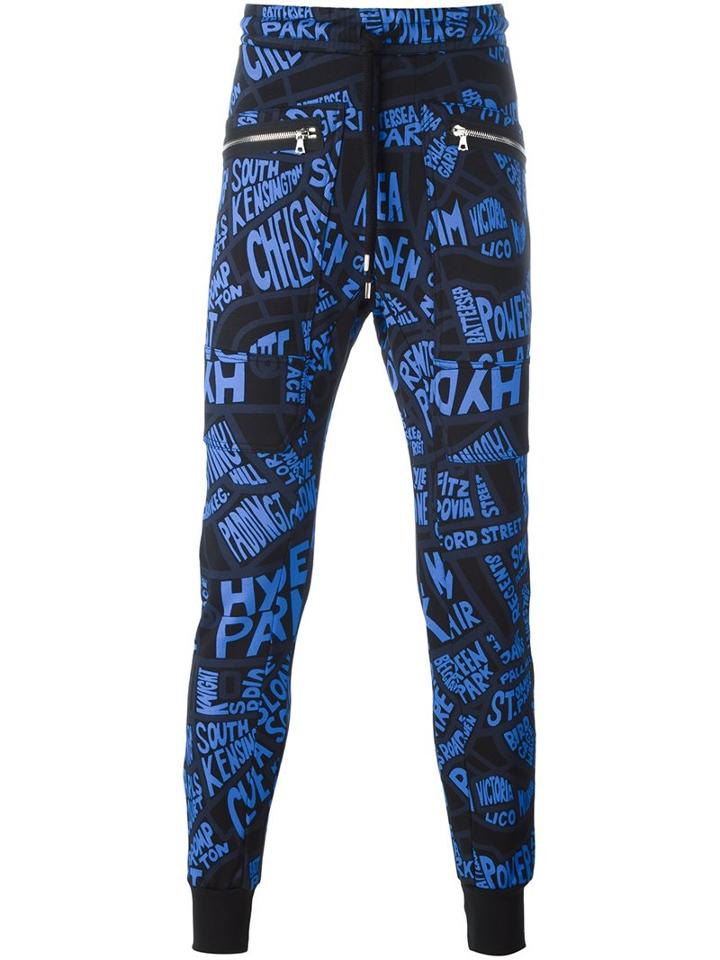 Markus Lupfer Map Print Track Pants