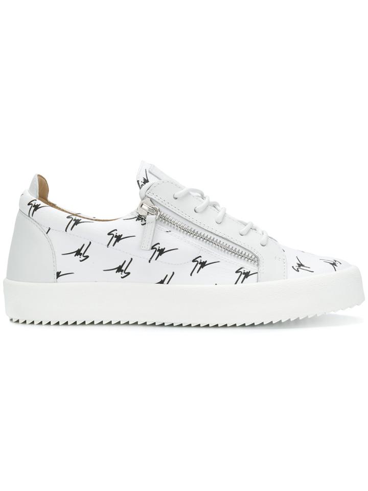 Giuseppe Zanotti Design Signature Sneakers - White