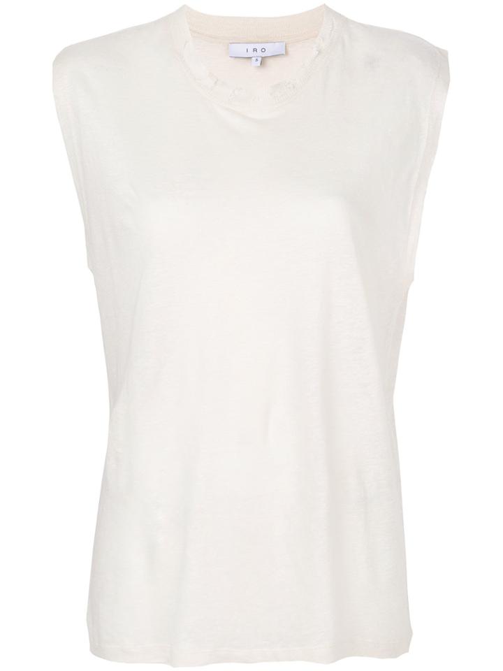 Iro Sleeveless Top - Nude & Neutrals