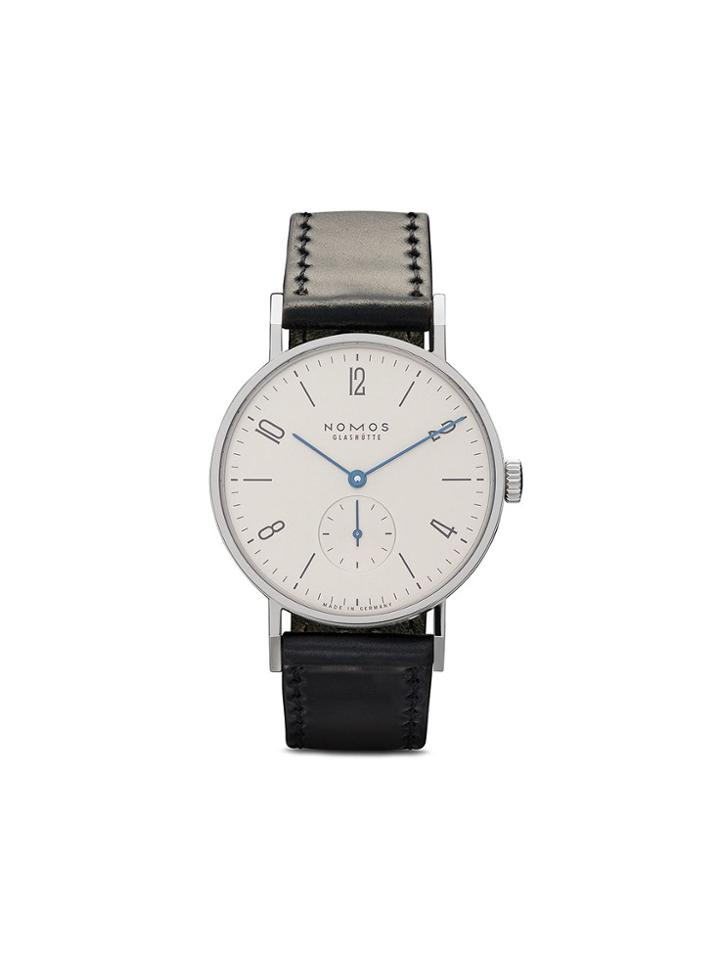Nomos Tangente 38mm - White, Silver-plated