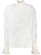 See By Chloé Floral Lace Blouse - White
