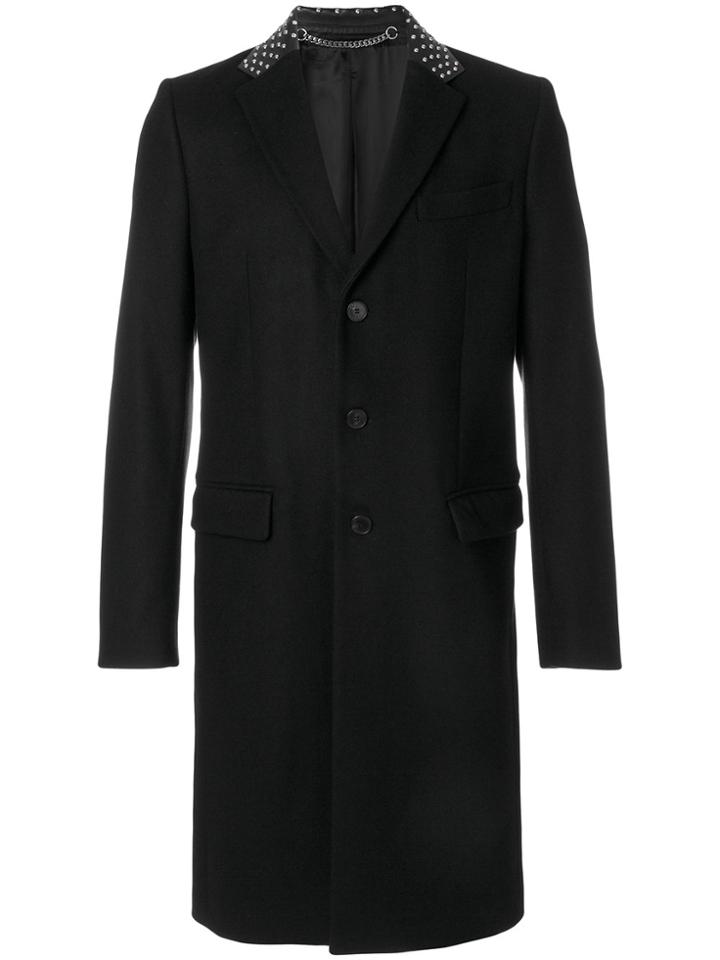 Givenchy Stud Collar Coat - Black