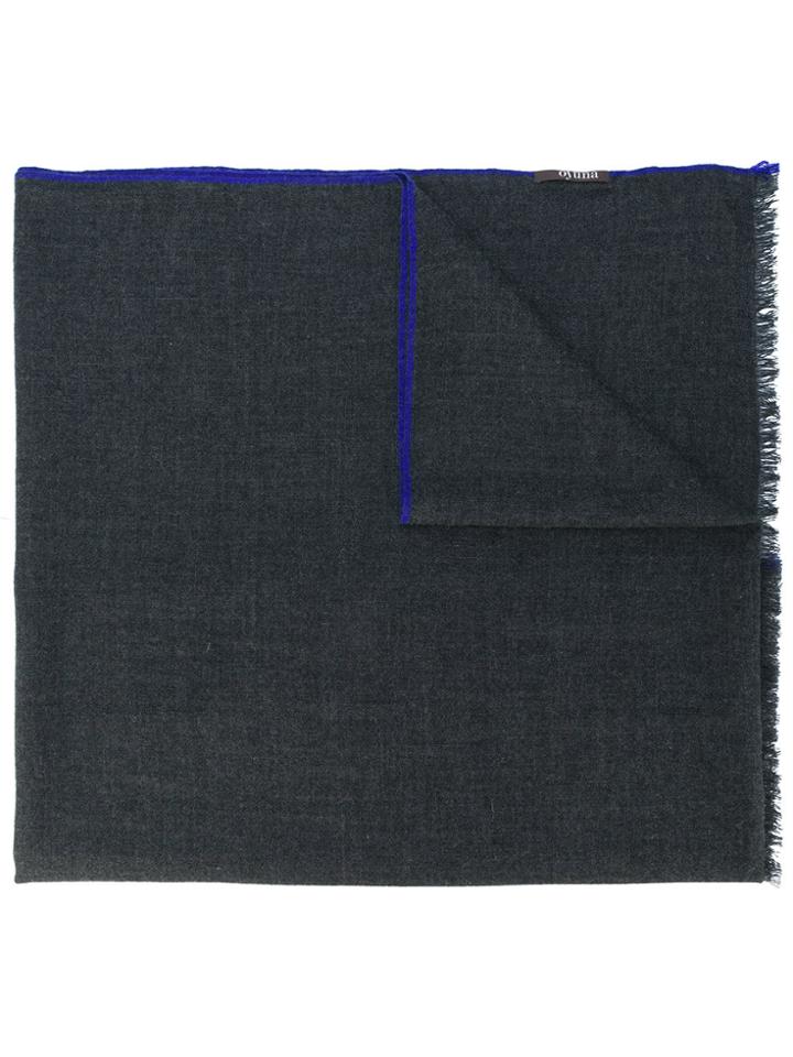 Oyuna Pierced Detail Scarf - Grey