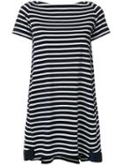 Sacai Dixie Border Dress, Women's, Size: 2, Blue, Cotton