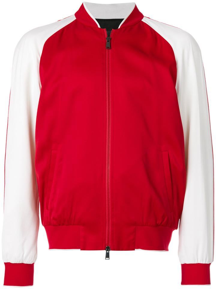 Versace Embroidered Varsity Jacket
