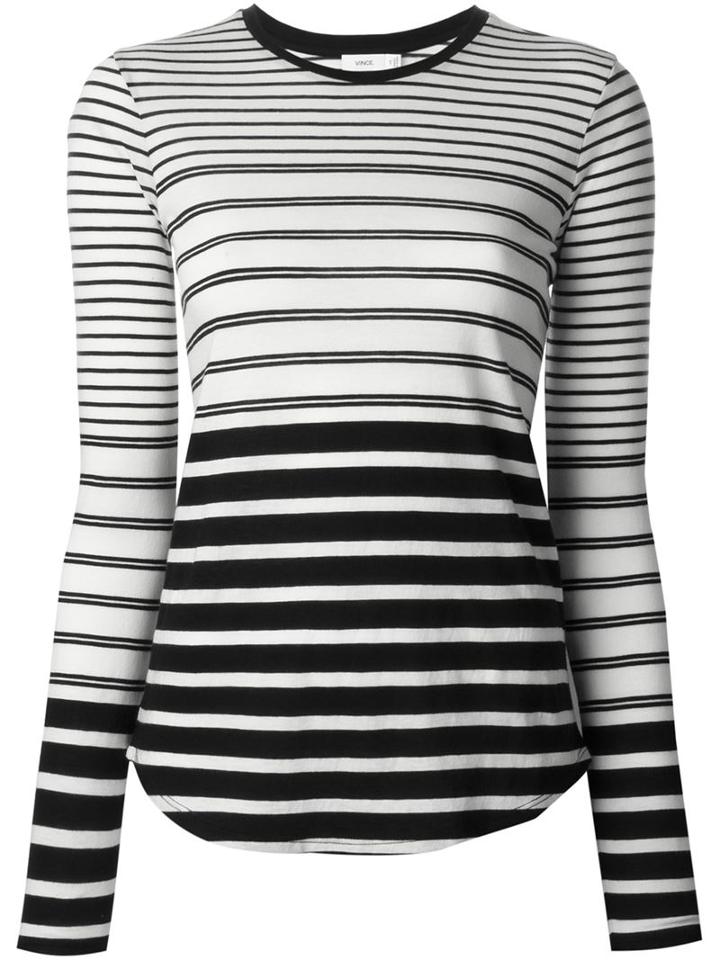Vince Striped Longsleeved Top