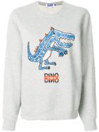 Sjyp Dinosaur Print Sweatshirt - Grey