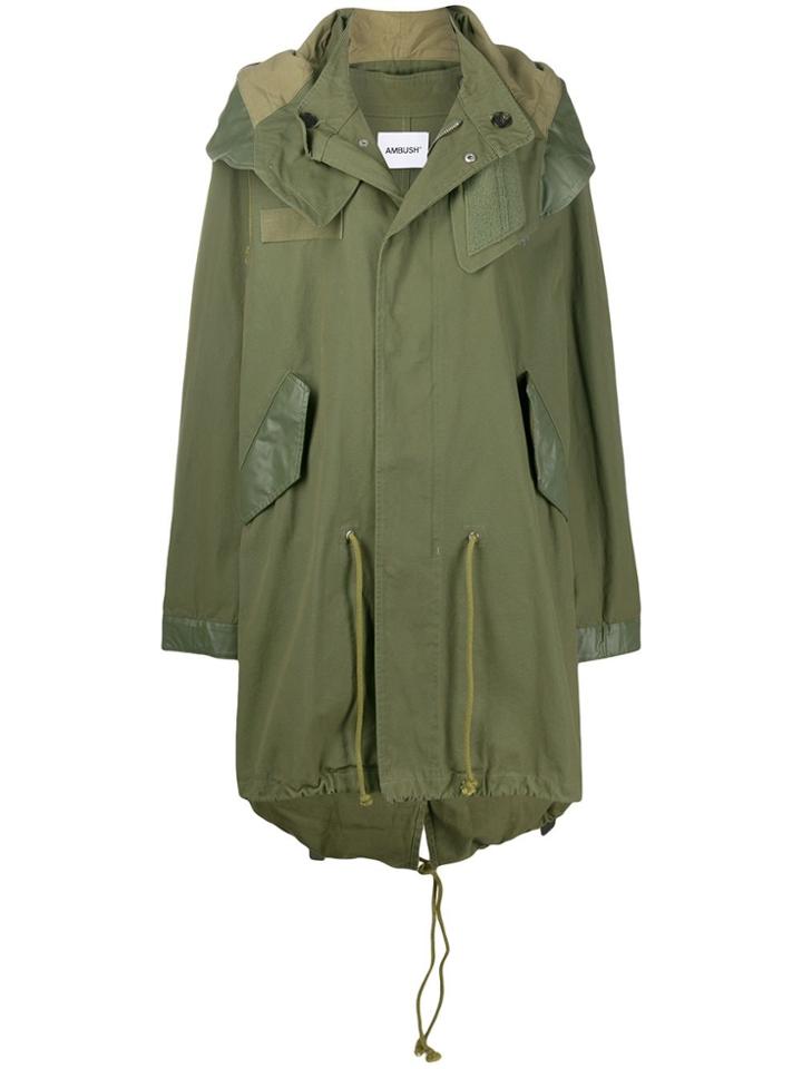 Ambush Oversized Military Jacket - Green
