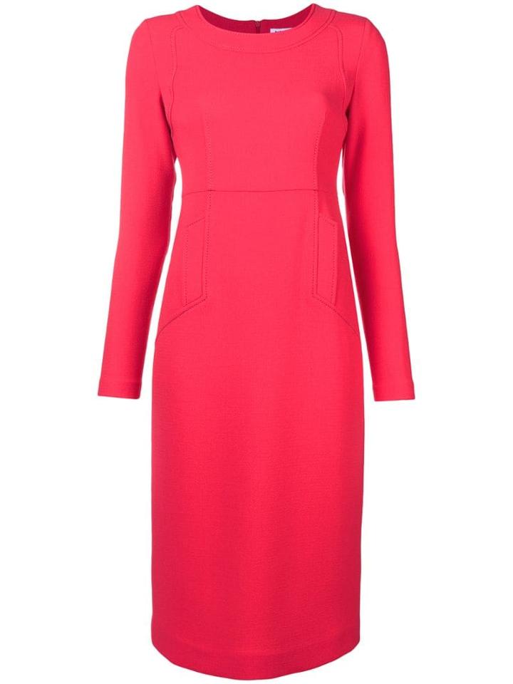 P.a.r.o.s.h. Long Sleeve Flared Dress - Pink