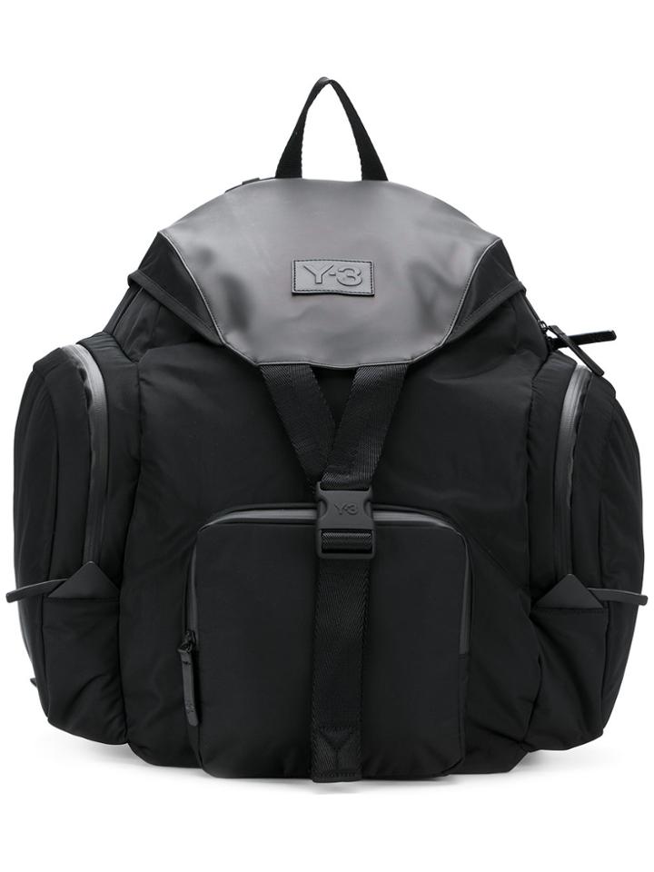 Y-3 Round Backpack - Black