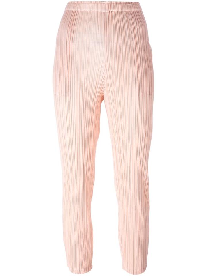 Pleats Please By Issey Miyake Pleated Tapered Trousers