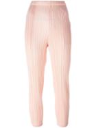 Pleats Please By Issey Miyake Pleated Tapered Trousers