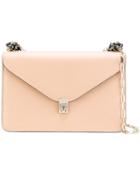 Valentino - Envelope Shoulder Bag - Women - Calf Leather/metal - One Size, Nude/neutrals, Calf Leather/metal