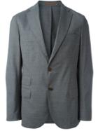 Eleventy Two Button Blazer, Men's, Size: 54, Grey, Spandex/elastane/wool