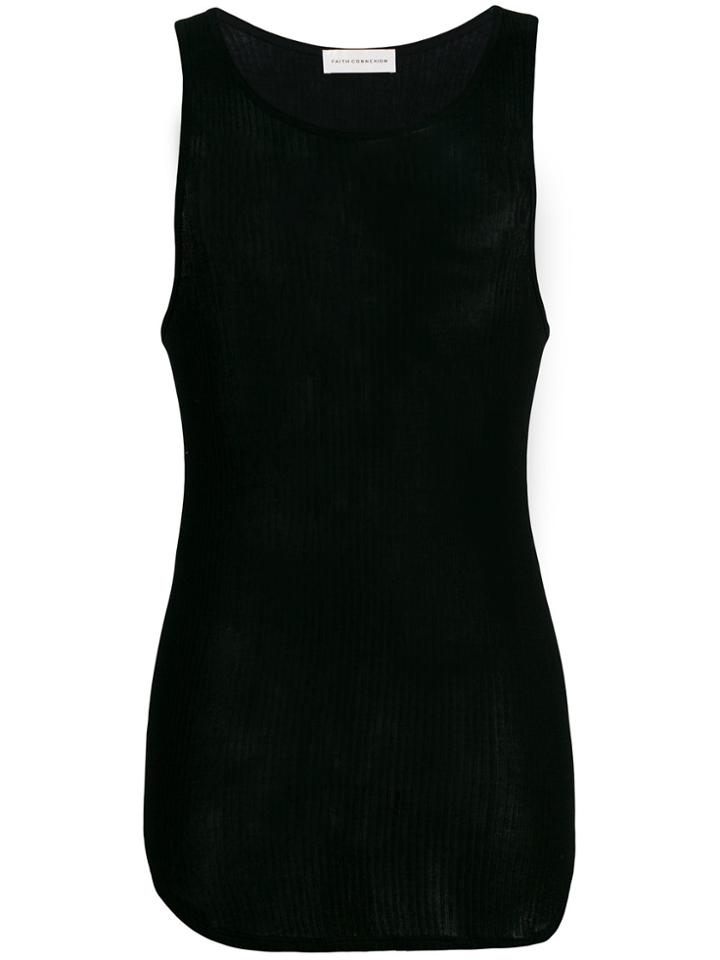 Faith Connexion Vest Top - Black