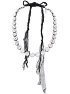 Forte Forte Crystal Embellished Necklace - Black