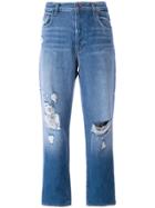 J Brand Ivy Cropped Jeans - Blue