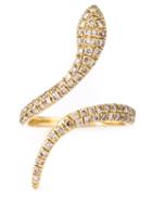Elise Dray Snake Pinkie Ring, Women's, Size: 3, Metallic, Gold