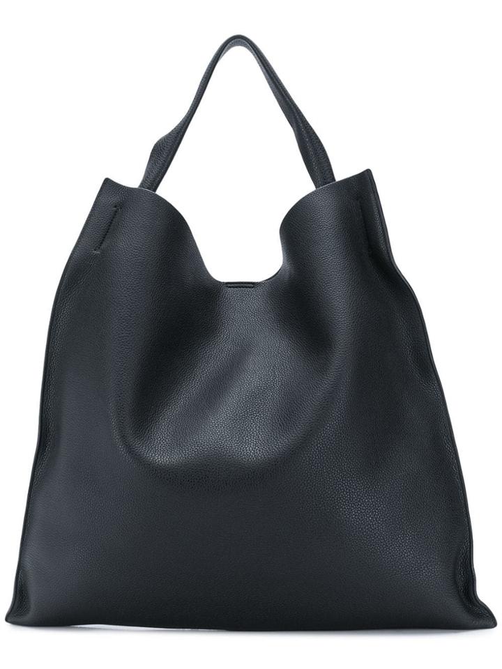 Jil Sander Foldover Tote - Black