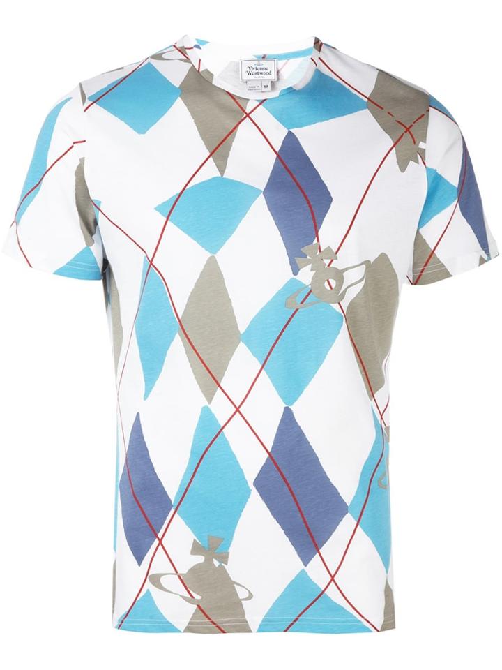 Vivienne Westwood Man Harlequin Print T-shirt - White