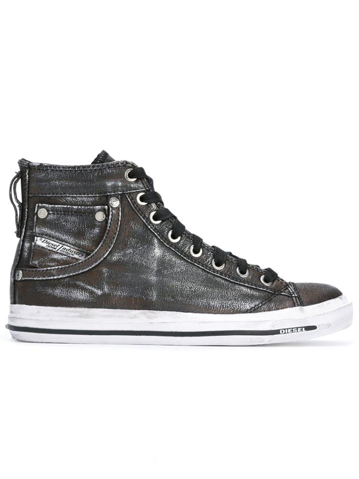 Diesel Exposure Hi-tops - Grey