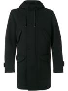 Ermanno Scervino Hooded Coat - Black