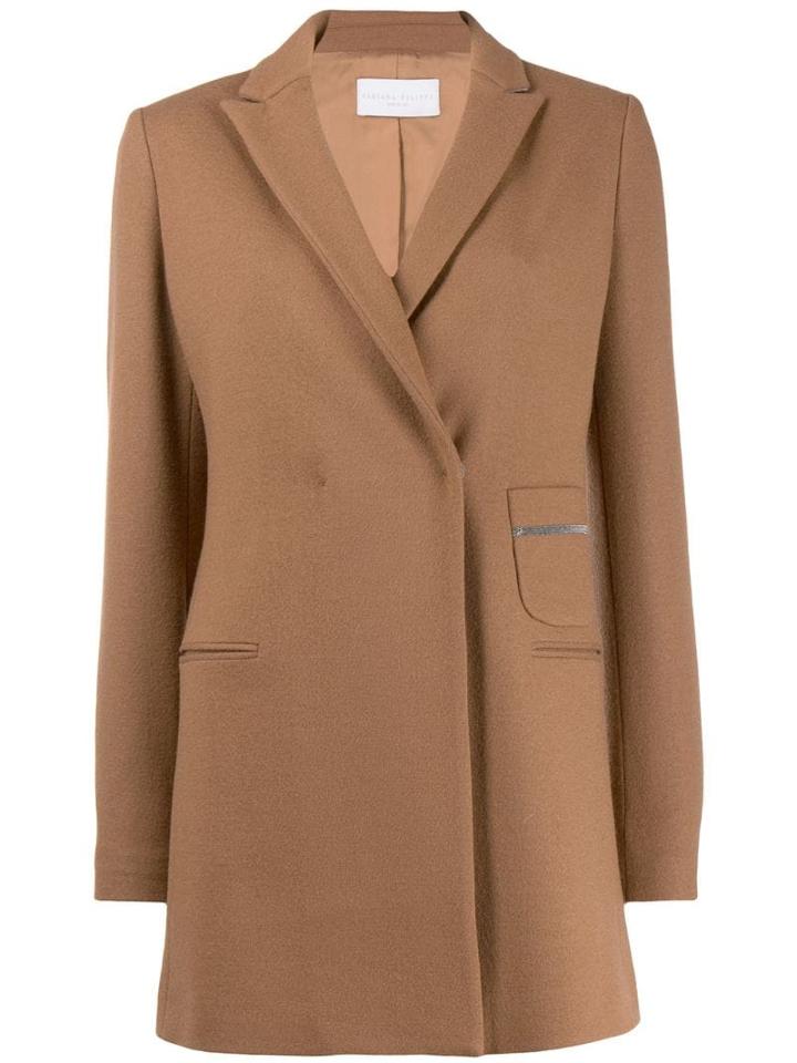 Fabiana Filippi Classic Fitted Blazer - Brown