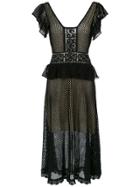 Cecilia Prado Talia Knit Midi Dress - Black