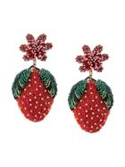 Mignonne Gavigan Strawberry Drop Earrings - Red