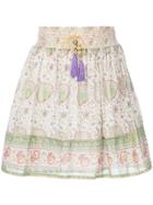 Alicia Bell High Waisted Patterned Skirt - Multicolour