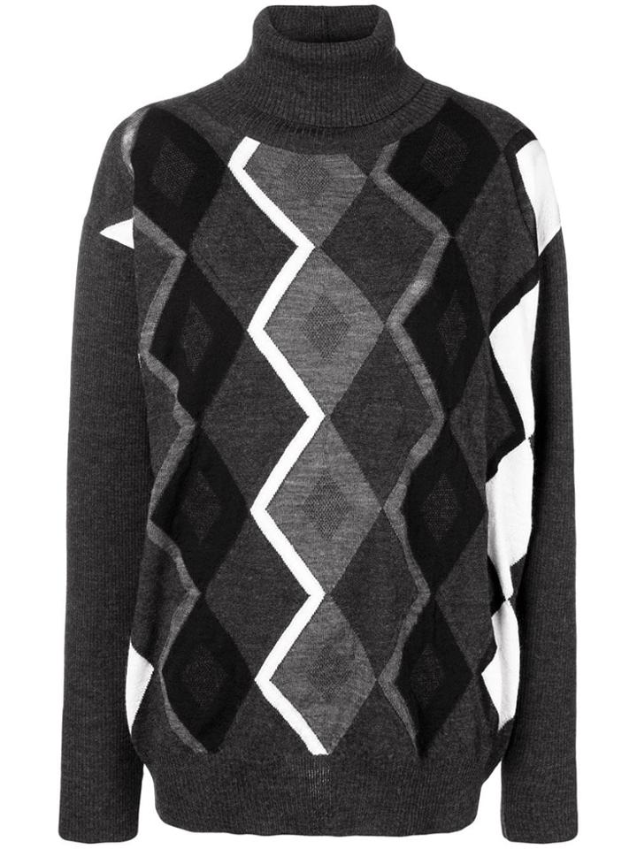 Junya Watanabe Roll Neck Sweater - Grey