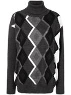 Junya Watanabe Roll Neck Sweater - Grey