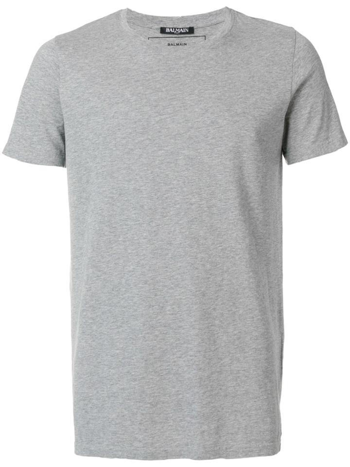 Balmain Classic Crew Neck T-shirt Set - Grey