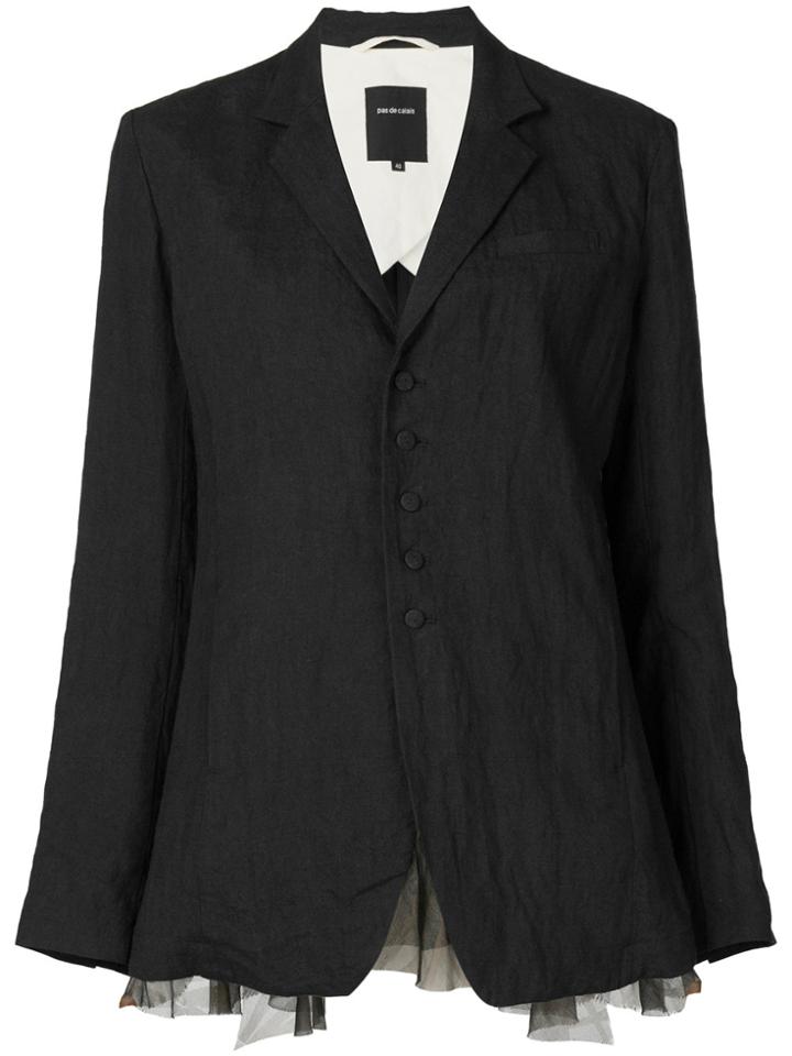 Pas De Calais Oversized Suit Jacket - Black