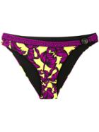 Versace - Baroque Print Bikini Bottoms - Women - Polyamide/spandex/elastane - 2, Purple, Polyamide/spandex/elastane